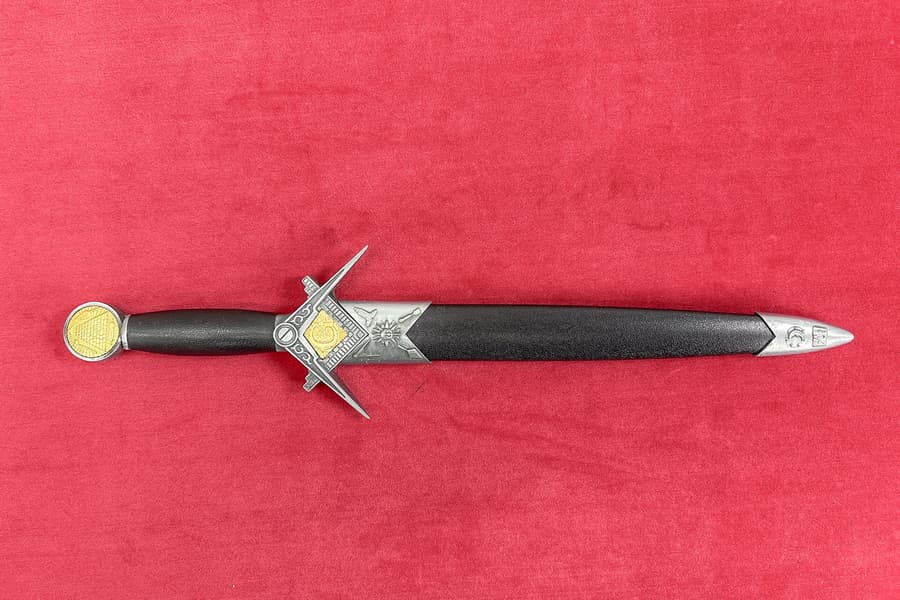 Dolch mit Freimaurer Insignien